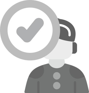 Web Kullanımı için Kimlik Doğrulama Simgesi, Basit Vektör Resimleri