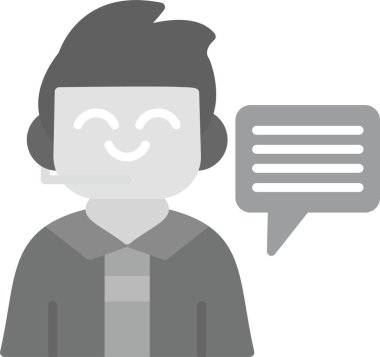 Web Kullanımı için Basit Vektör İllüstrasyonu Pazarlama Danışmanı Simgesi