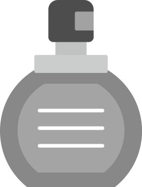 Parfüm Simgesi, Web Kullanımı için Basit Vektör İllüstrasyonu