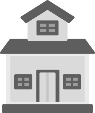 Web Kullanımı için Ev Simgesi, Basit Vektör İllüstrasyonu