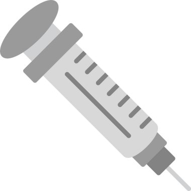 Web Kullanımı için Şırınga Simgesi, Basit Vektör İllüstrasyonu