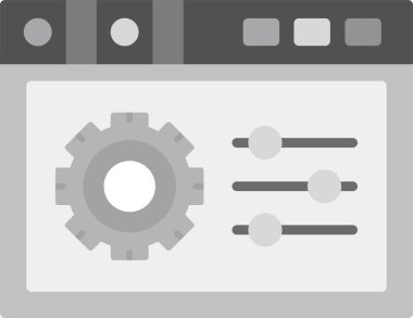 Web Kullanımı için Simge, Basit Vektör Resimleri Ayarlanıyor