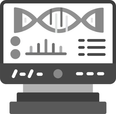 Web Kullanımı için Analiz Simgesi, Basit Vektör İllüstrasyonu