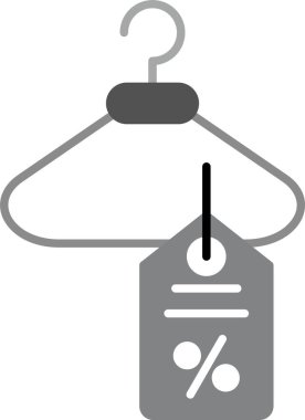 Web Kullanımı için Askı Simgesi, Basit Vektör İllüstrasyonu