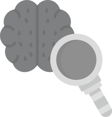 Web Kullanımı için Kişisel Bilinç Simgesi, Basit Vektör İllüstrasyonu