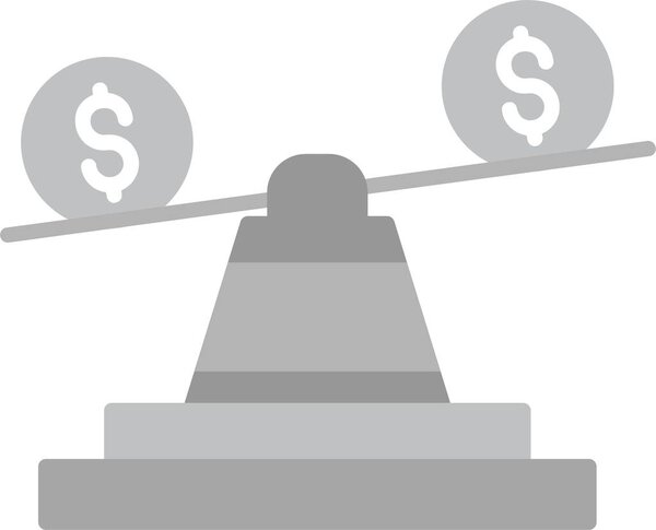 Иконка баланса, простая векторная иллюстрация для веб-использования