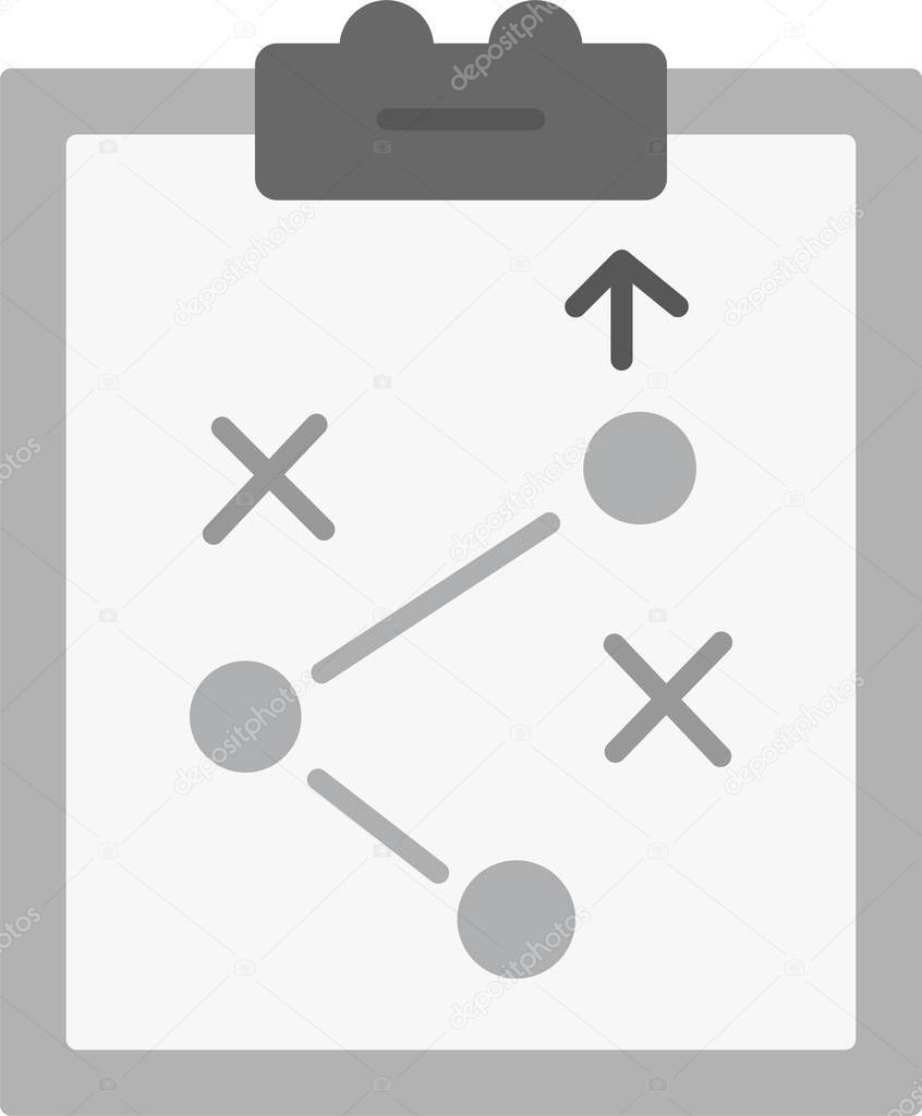 Strategy Icon, Simple Vector Illustration For Web Use
