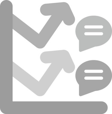 Konuşma Baloncuğu Simgesi, Web Kullanımı için Basit Vektör İllüstrasyonu