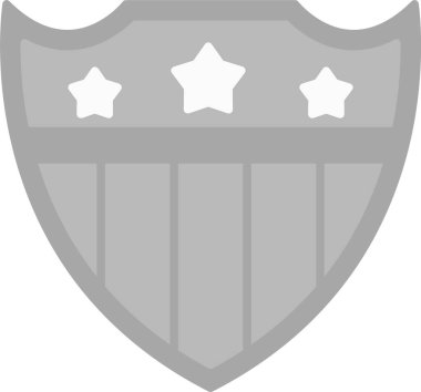 Rozet Simgesi, Web Kullanımı için Basit Vektör İllüstrasyonu