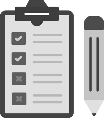 Web Kullanımı için Pano Simgesi, Basit Vektör İllüstrasyonu