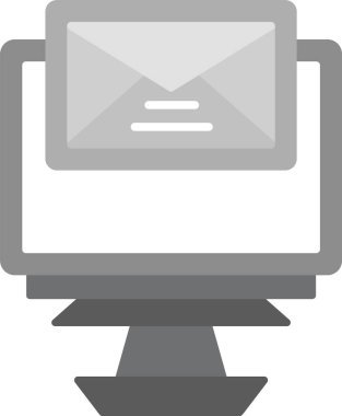 Web Kullanımı için E- posta Simgesi, Basit Vektör İllüstrasyonu