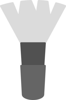 Web Kullanımı için Makyaj Fırçası Simgesi, Basit Vektör İllüstrasyonu