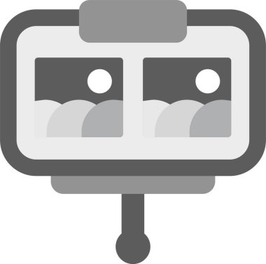 Web Kullanımı için Sunum Simgesi, Basit Vektör İllüstrasyonu