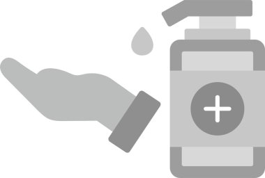 Yıkama Elleri Simgesi, Web Kullanımı için Basit Vektör İllüstrasyonu