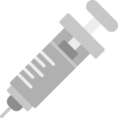 Web Kullanımı için Şırınga Simgesi, Basit Vektör İllüstrasyonu