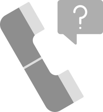 Web Kullanımı için Telefon Simgesi, Basit Vektör İllüstrasyonu