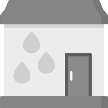 Su Hortumu Simgesi, Web Kullanımı için Basit Vektör İllüstrasyonu