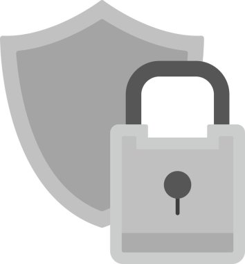 Çocuk Güvenliği Simgesi, Web Kullanımı için Basit Vektör İllüstrasyonu