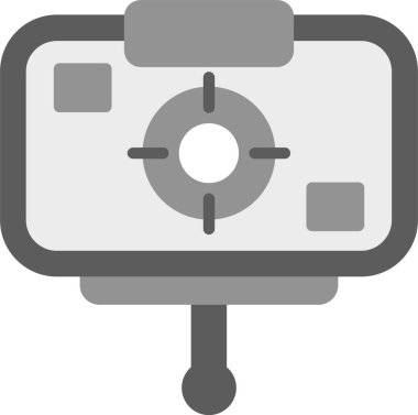 Web Kullanımı için Sunum Simgesi, Basit Vektör İllüstrasyonu