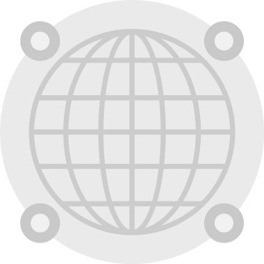 küresel dünya vektör simgesi