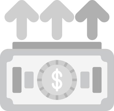 Dolar Simgesi, Web Kullanımı için Basit Vektör İllüstrasyonu