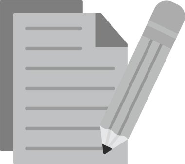 Web Kullanımı için Kişi Formu Simgesi, Basit Vektör İllüstrasyonu