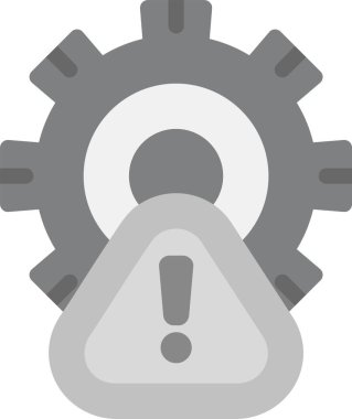 Kriz Yönetimi Simgesi, Web Kullanımı için Basit Vektör İllüstrasyonu