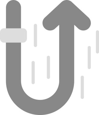 Web Kullanımı için Zıplama Simgesi, Basit Vektör İllüstrasyonu