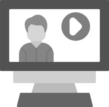 Web Kullanımı için Görüntü Simgesi, Basit Vektör İllüstrasyonu