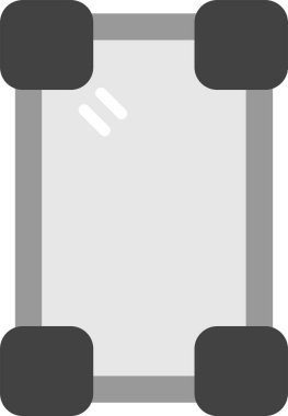 Kutu. Web simgesi basit illüstrasyon