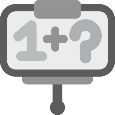 Web kullanımı için Soru Simgesi, Basit Vektör İllüstrasyonu