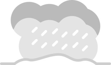 Kolon Kanseri Simgesi, Web Kullanımı için Basit Vektör İllüstrasyonu