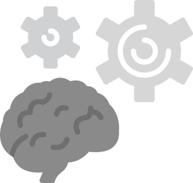 Web Kullanımı için İstihbarat Simgesi, Basit Vektör İllüstrasyonu