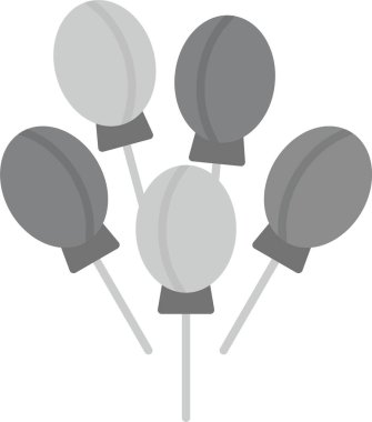 Web Kullanımı için Balon Simgesi, Basit Vektör İllüstrasyonu