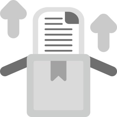 Web Kullanımı için Basit Vektör İllüstrasyonu Kutusu Simgesi