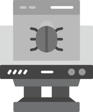 Web Kullanımı için Hata Simgesi, Basit Vektör İllüstrasyonu