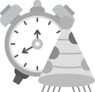 Web Kullanımı için PartyTime Simgesi, Basit Vektör İllüstrasyonu