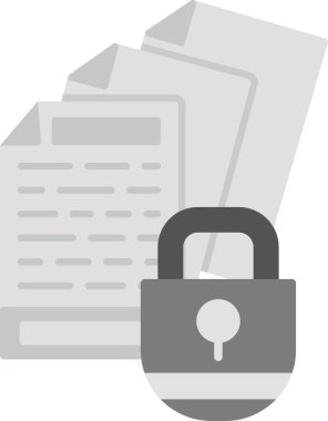 Web Kullanımı için Belge Simgesi, Basit Vektör İllüstrasyonu