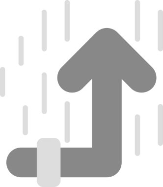 Down Arrow Simgesi, Web Kullanımı için Basit Vektör İllüstrasyonu