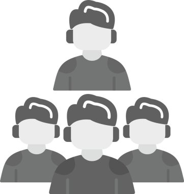 Web Kullanımı için Oturum Yönetimi Simgesi, Basit Vektör İllüstrasyonu