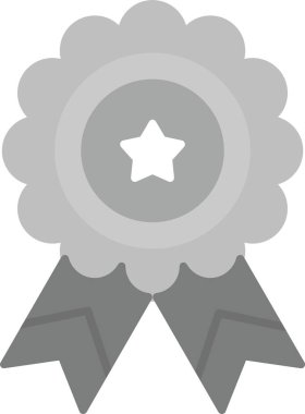 Ödül Simgesi, Web Kullanımı için Basit Vektör İllüstrasyonu