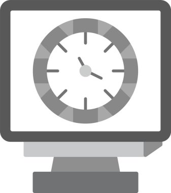 Web Kullanımı için Bilgisayar Simgesi, Basit Vektör İllüstrasyonu