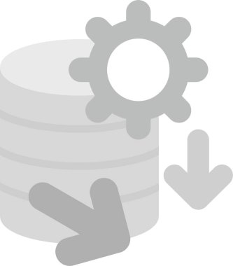 veritabanı sunucu simgesi doldurulmuş özet biçimi