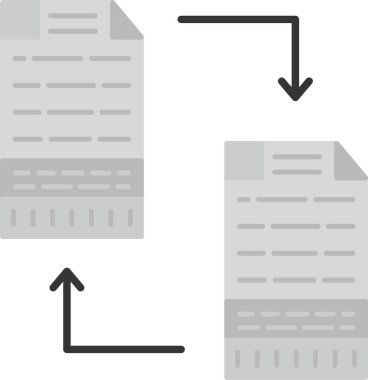 Web Kullanımı İçin Simge Değiştir, Basit Vektör İllüstrasyonu