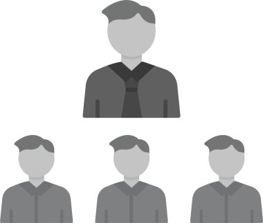 Liderlik Simgesi, Web Kullanımı için Basit Vektör İllüstrasyonu