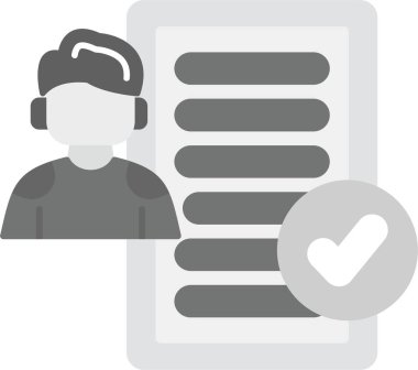 Web Kullanımı için Hesap Durumu Simgesi, Basit Vektör İllüstrasyonu