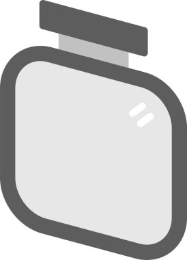 Şişe. Web simgesi basit tasarım