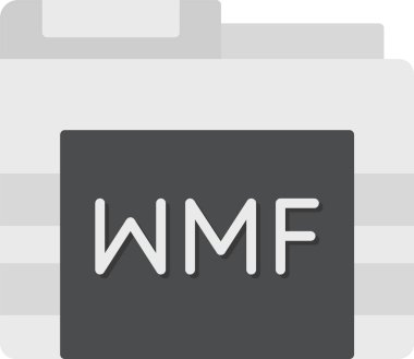 Wmf Simgesi, Web Kullanımı için Basit Vektör İllüstrasyonu