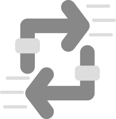 Web Kullanımı için Bilgisayar Simgesi, Basit Vektör İllüstrasyonu