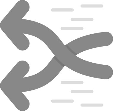 Web kullanımı için Karıştır Simgesi, Basit Vektör İllüstrasyonu